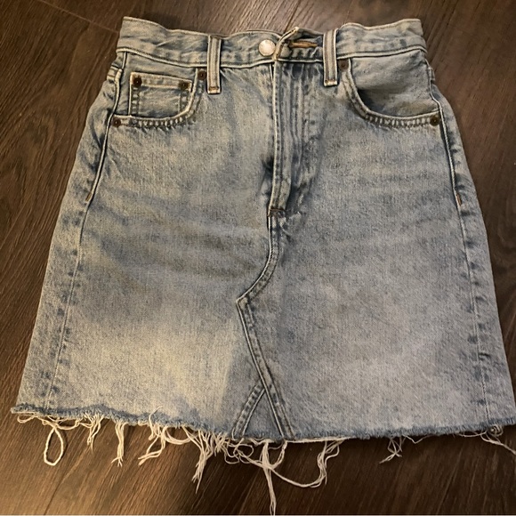 Denim Forum Dresses & Skirts - Asymmetry denim skirt